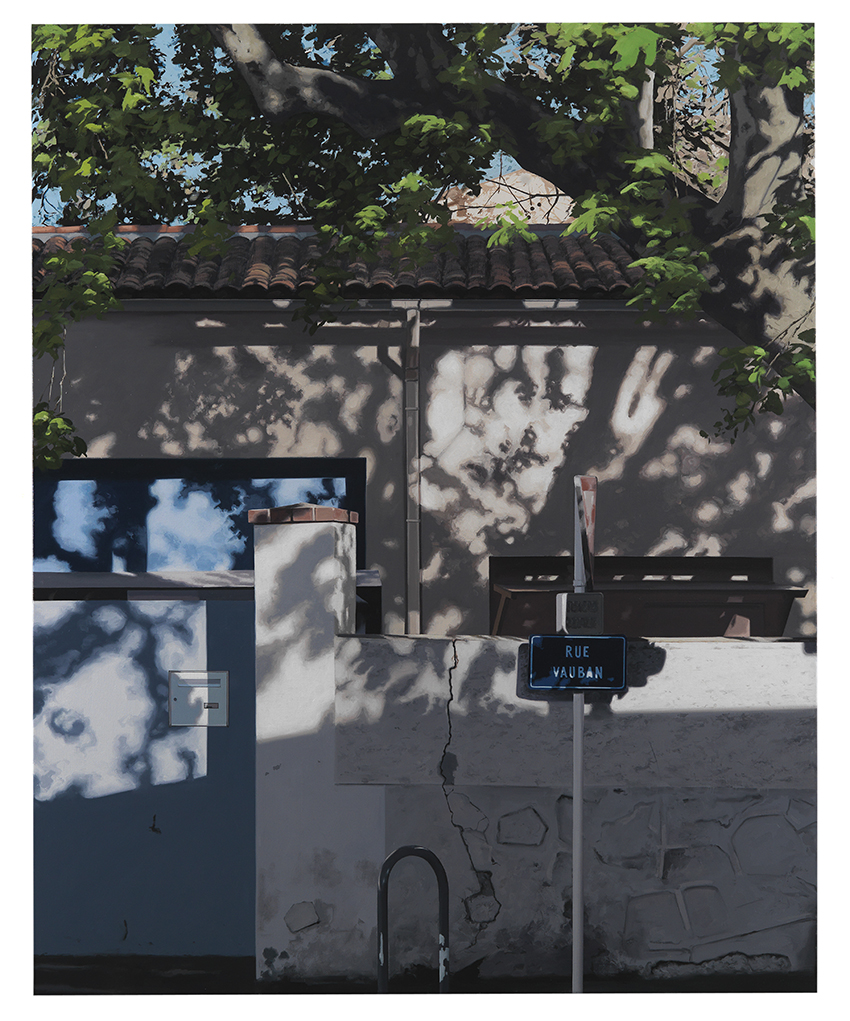 Rue Vauban, oil on canvas, 200x160 cm, 2018