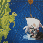 The Seven Seas III, oil on canvas, 60x65 cm, 2018