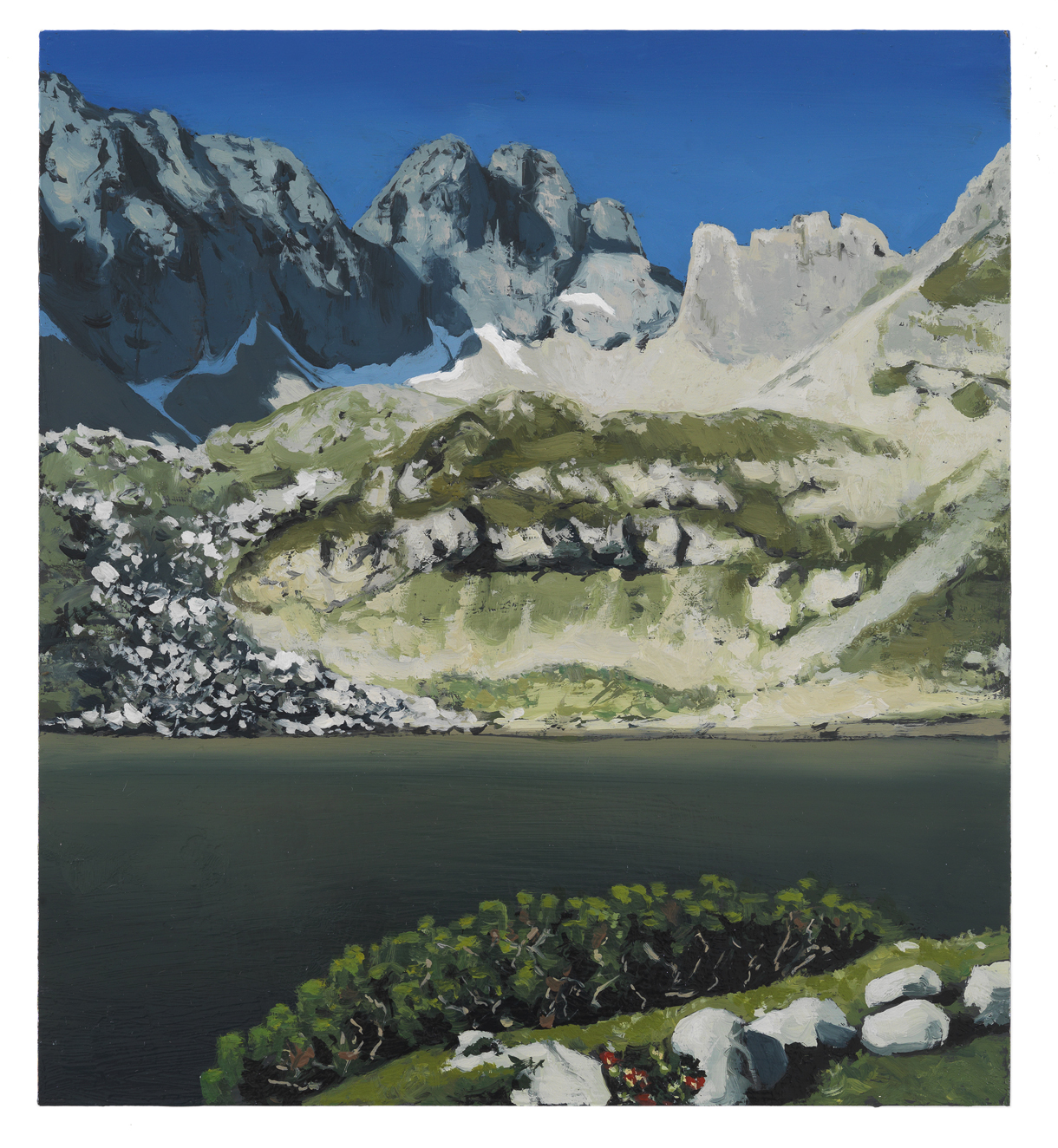 MW II, oil on canvas, 25x22 cm, 2015. Europa, Lars Bohman Gallery, Stockholm 2015.