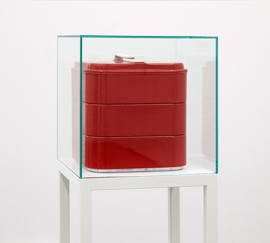 Container, ready made, 30x30x30, 2020. Domestic Violence, Galleri Andersson/Sandström, Stockholm, 2020