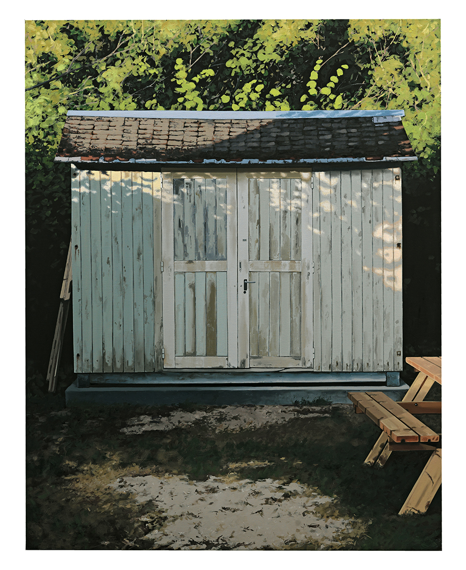 Land's end, oil on canvas, 150x120 cm, 2020. Domestic Violence, Galleri Andersson/Sandström, Stockholm, 2020