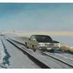 Vinter i Kanada, oil on canvas, 100x150 cm, 2017